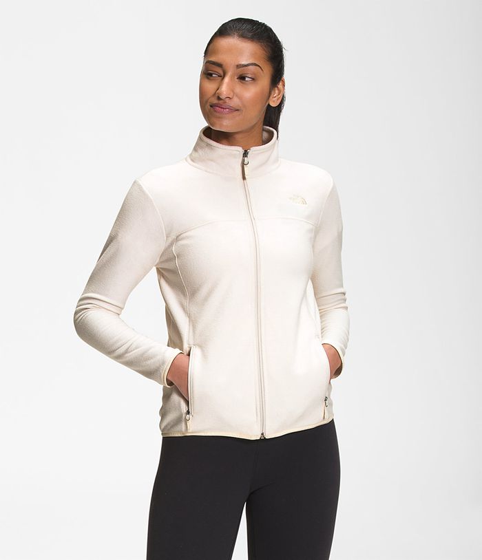 Chaqueta Softshell The North Face Mujer Blancas Tka Glacier Full Zip 31785JLUO